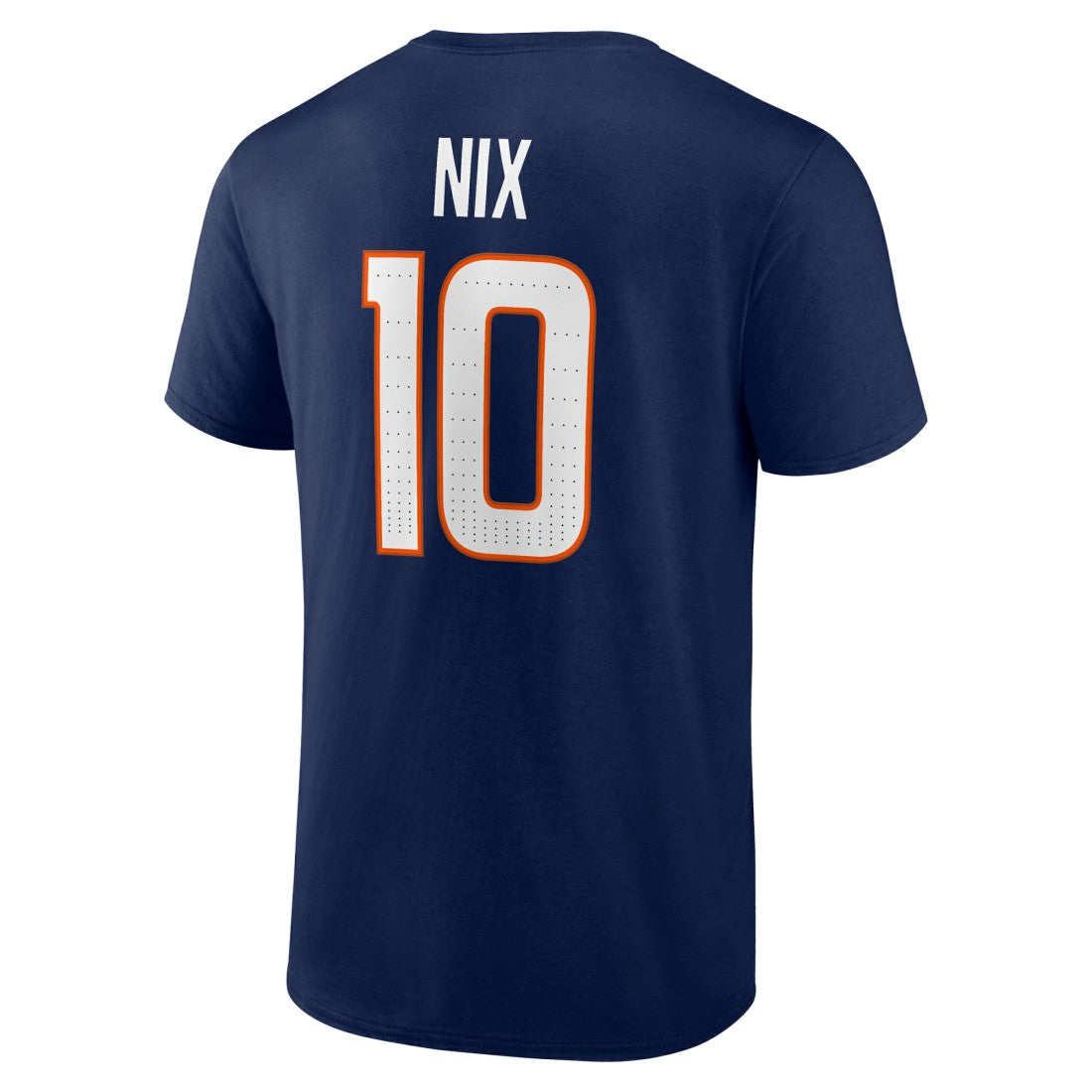 Bo Nix Denver Broncos Icon Name & Number T-Shirt Navy | NFL