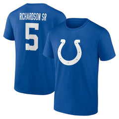 Anthony Richardson Sr. Indianapolis Colts Icon Name & Number T-Shirt Royal | NFL