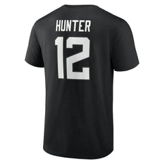 Travis Hunter Jacksonville Jaguars Icon Name & Number T-Shirt Black | NFL