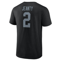 Ashton Jeanty Las Vegas Raiders Icon Name & Number T-Shirt Black | NFL