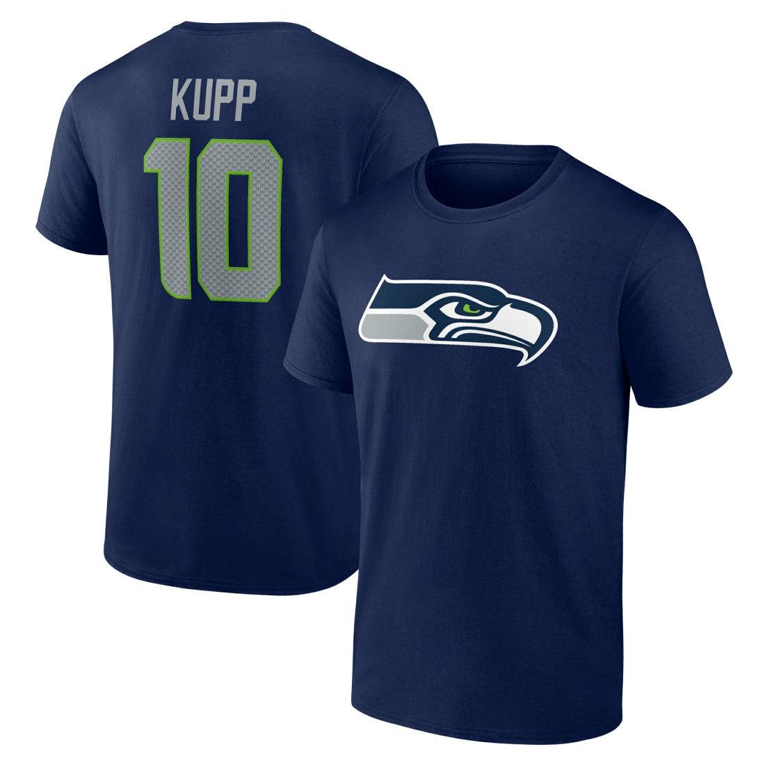 Cooper Kupp Seattle Seahawks Icon Name & Number T-Shirt College Navy | NFL