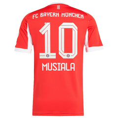 Jamal Musiala Bayern Munich Home 2025/26 Replica Player Jersey Red | Adidas discount