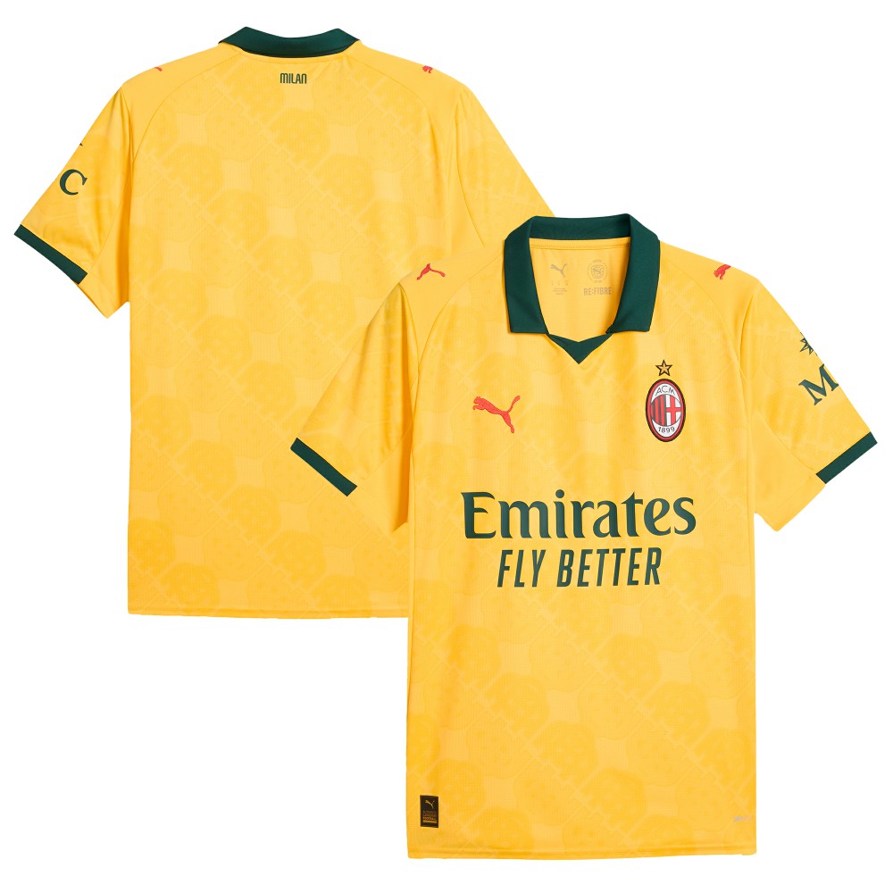 AC Milan 2025/26 Third Replica Jersey Yellow | Puma Online