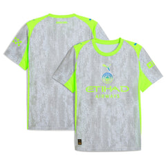 Manchester City 2025/26 Third Replica Jersey Gray/Neon Green | Puma discount