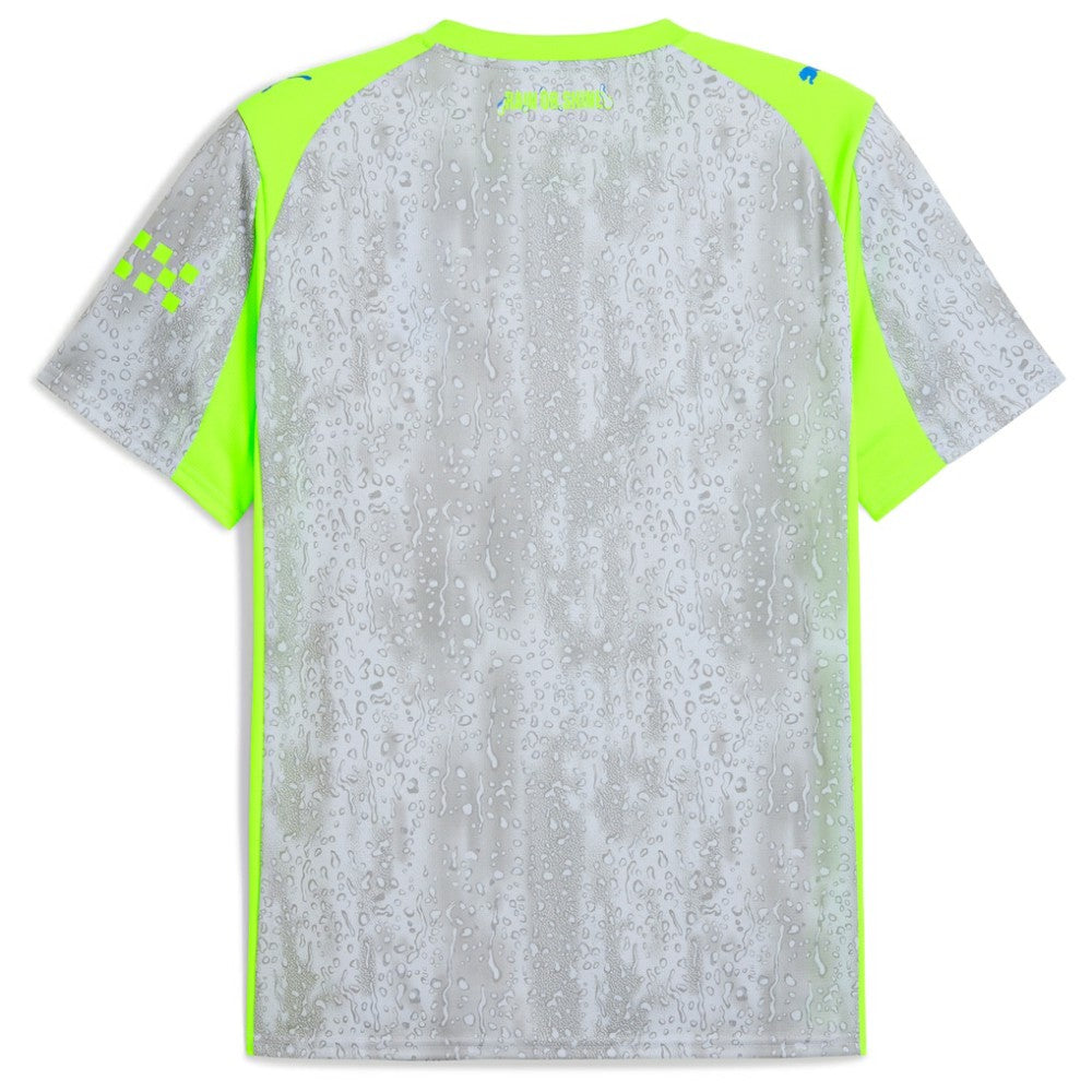 Manchester City 2025/26 Third Replica Jersey Gray/Neon Green | Puma discount