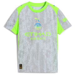 Manchester City Youth 2025/26 Third Replica Jersey Green/Neon Green | Puma cheap