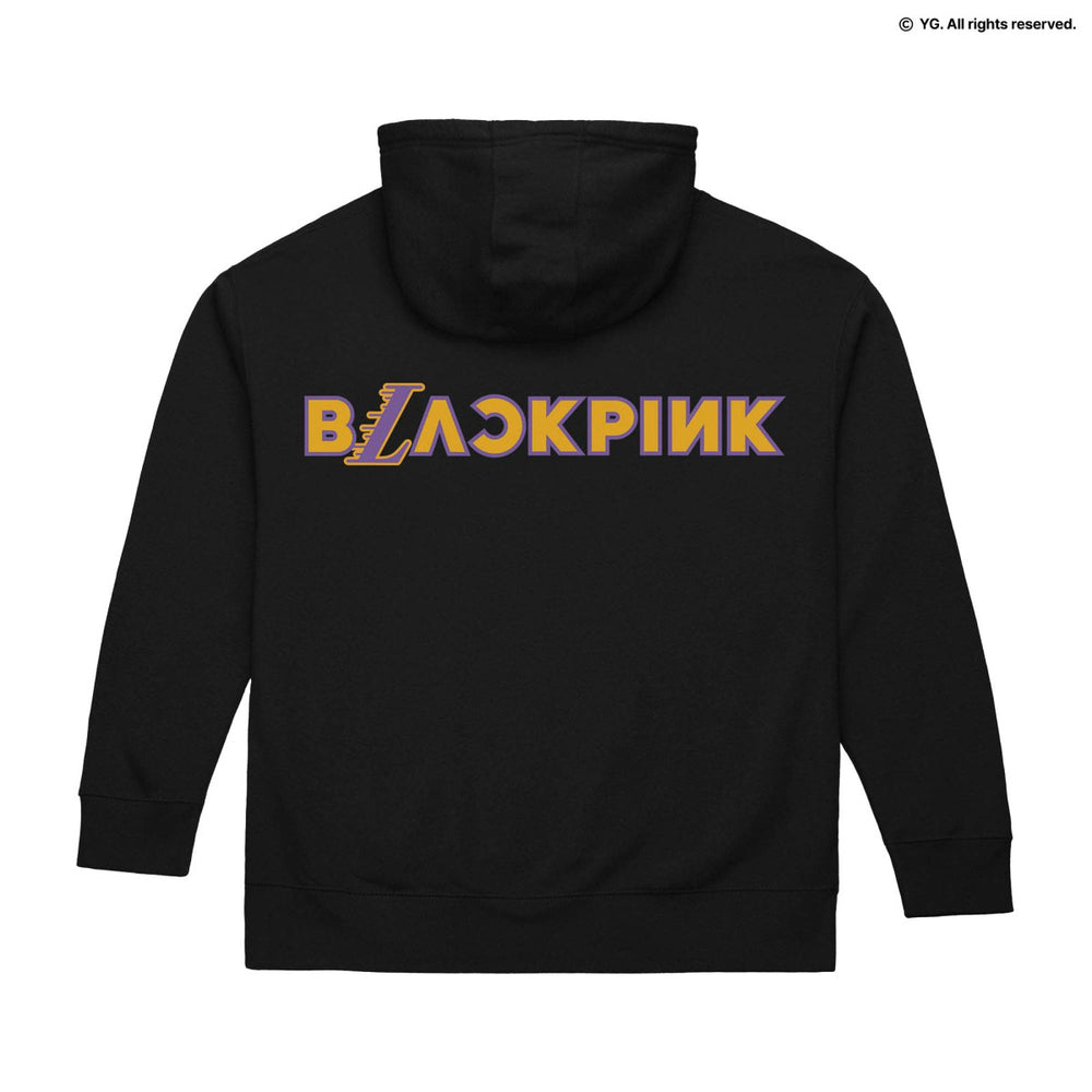Los Angeles Lakers x BLACKPINK Pullover Hoodie Black Limited Edition - NBA