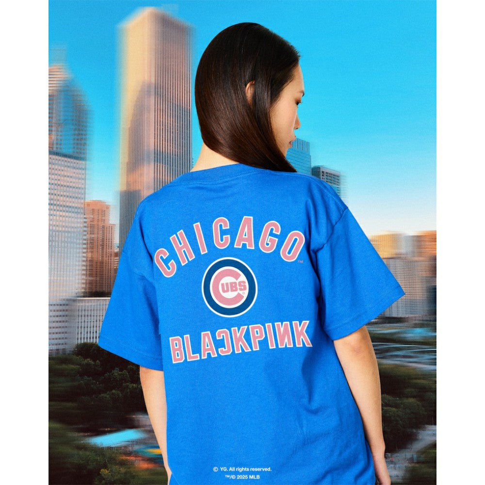 Chicago Cubs Mitchell & Ness x BLACKPINK  T-Shirt - MLB