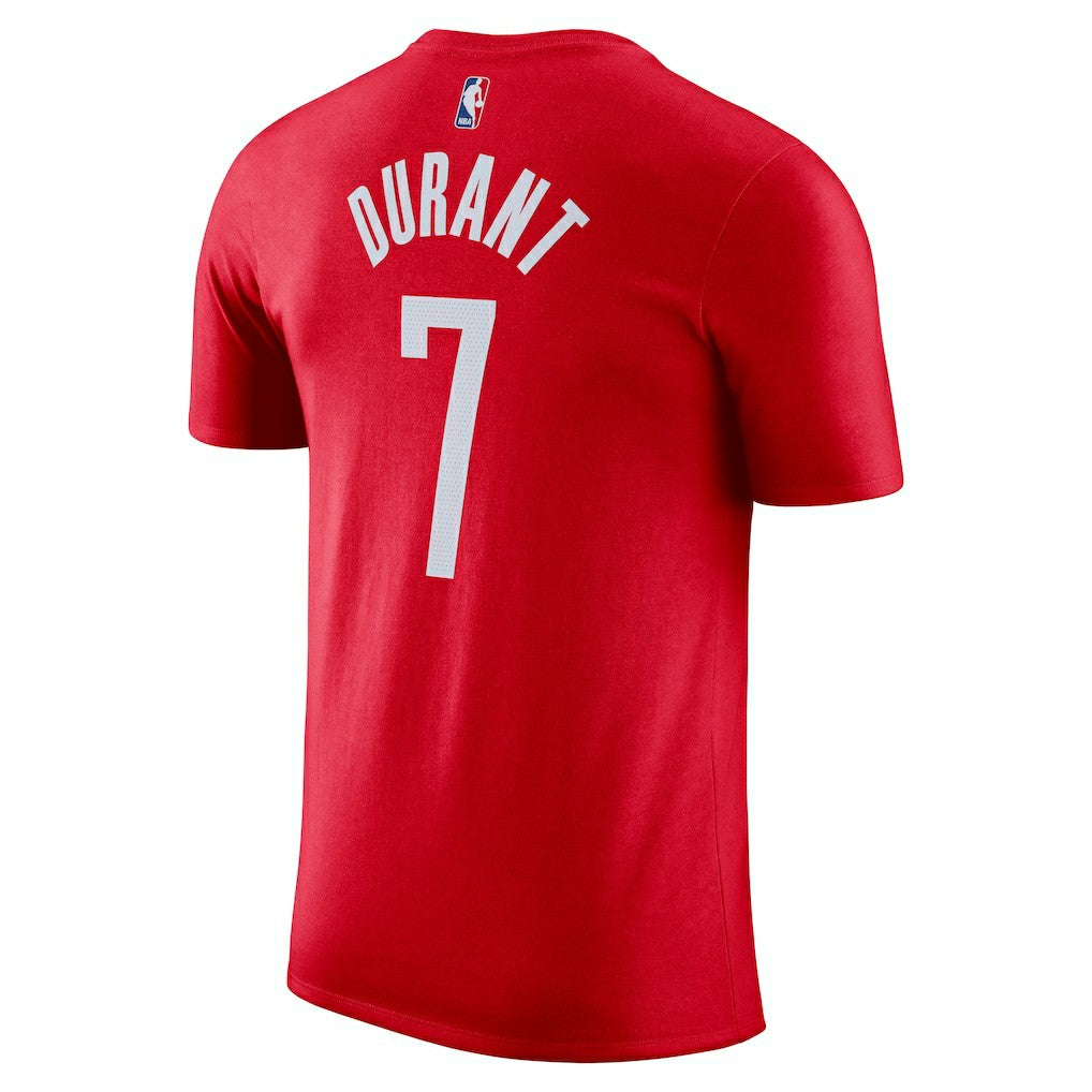 Kevin Durant Houston Rockets Icon Edition Name & Number T-Shirt Red - NBA