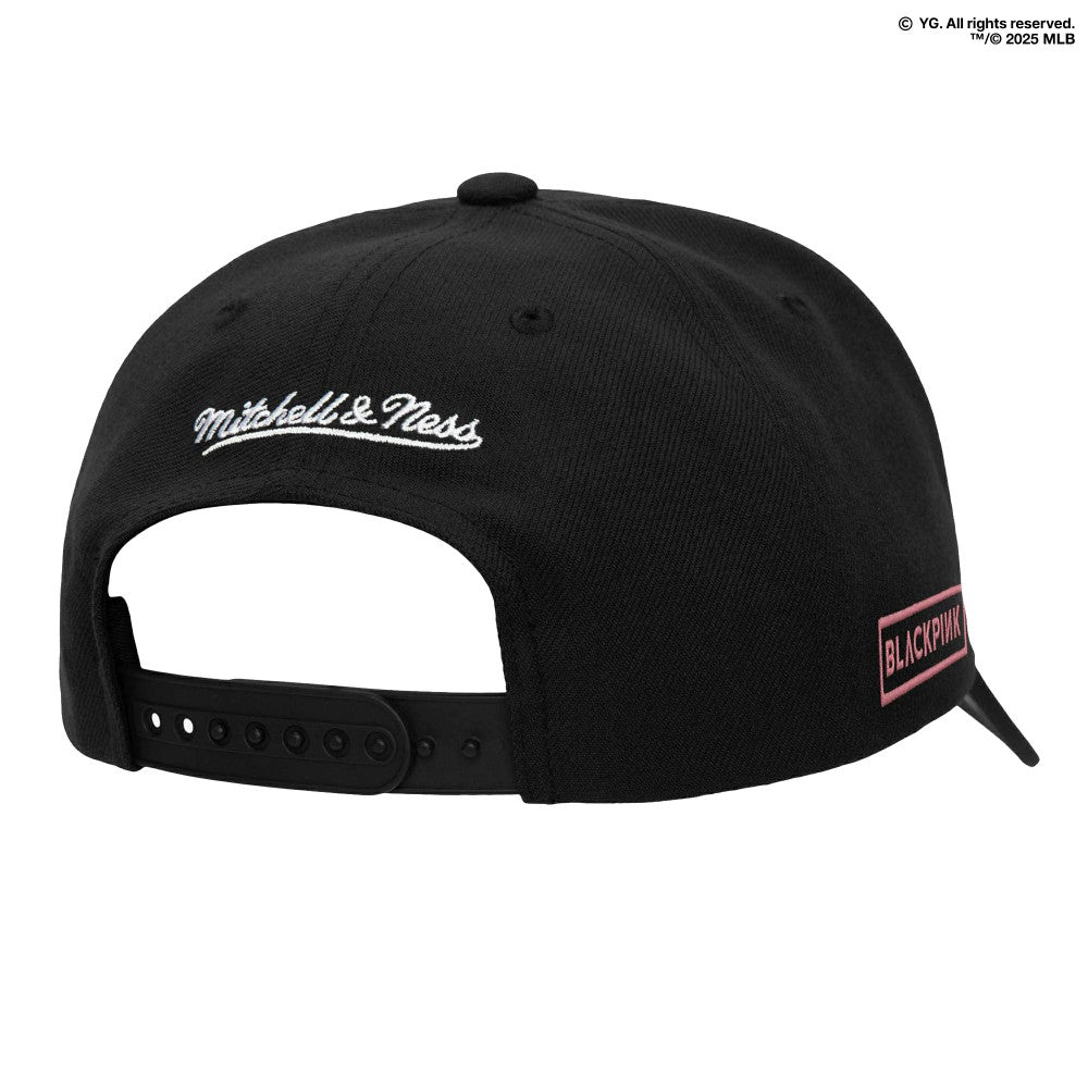 Los Angeles Dodgers Mitchell & Ness x BLACKPINK  Pro Crown Snapback Hat - MLB