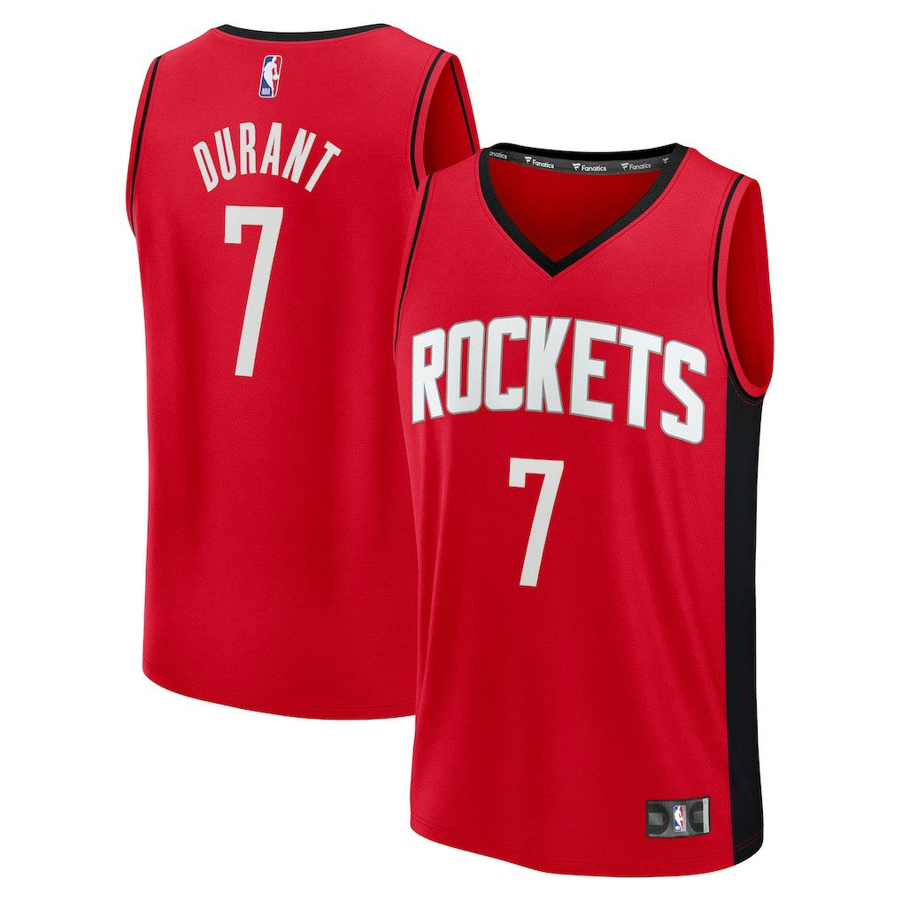 Kevin Durant Houston Rockets Fast Break Replica Player Jersey Icon Edition Red - NBA