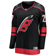 Nikolaj Ehlers Carolina Hurricanes Fanatics Women's Home Breakaway Jersey - Black - NHL