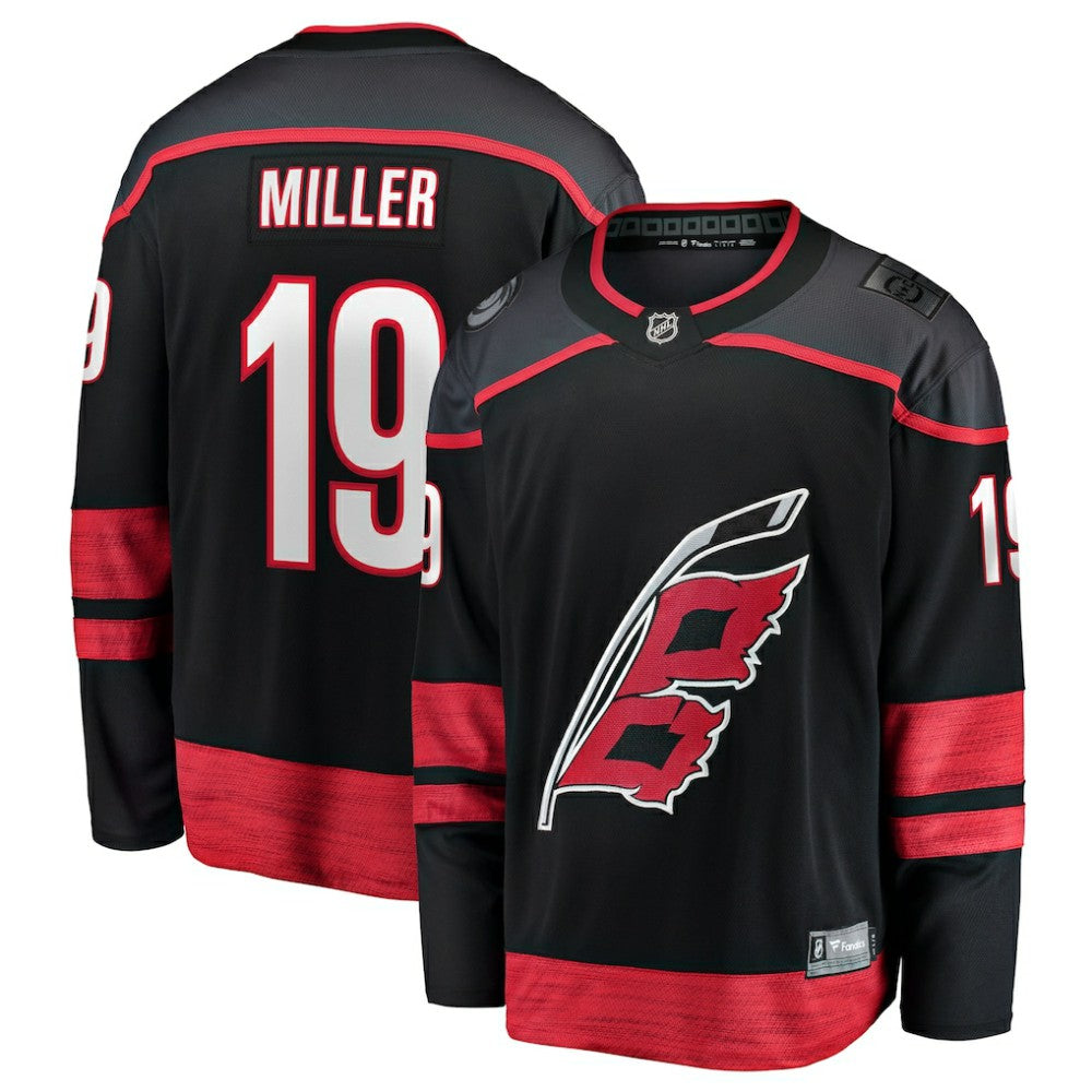 K'Andre Miller Carolina Hurricanes Fanatics Home Breakaway Jersey - Black - NHL