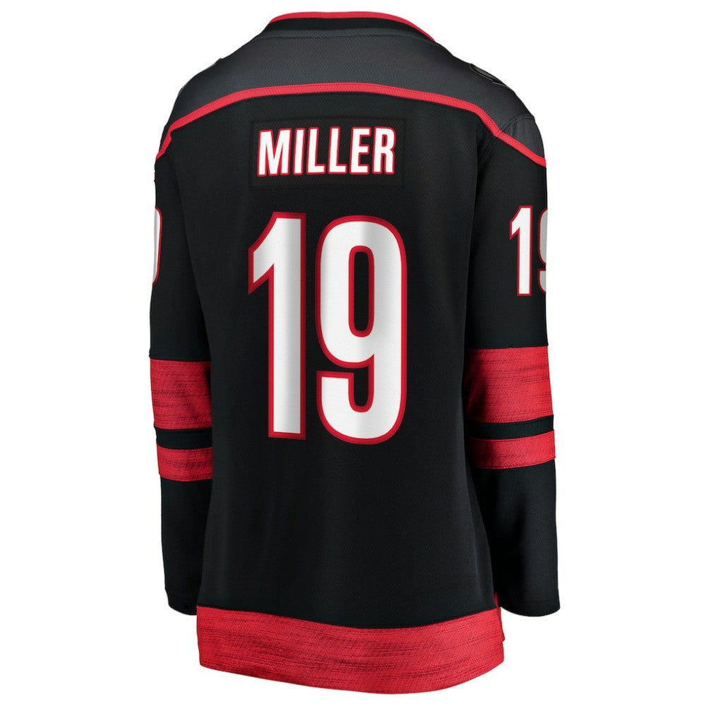 K'Andre Miller Carolina Hurricanes Fanatics Women's Home Breakaway Jersey - Black - NHL