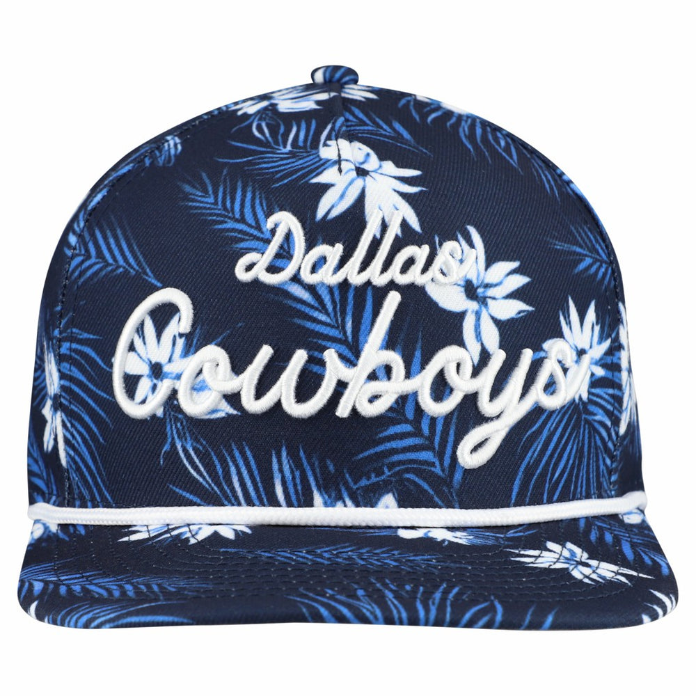 Dallas Cowboys New Era Palm Print A-Frame 9FIFTY Snapback Hat Navy | NFL
