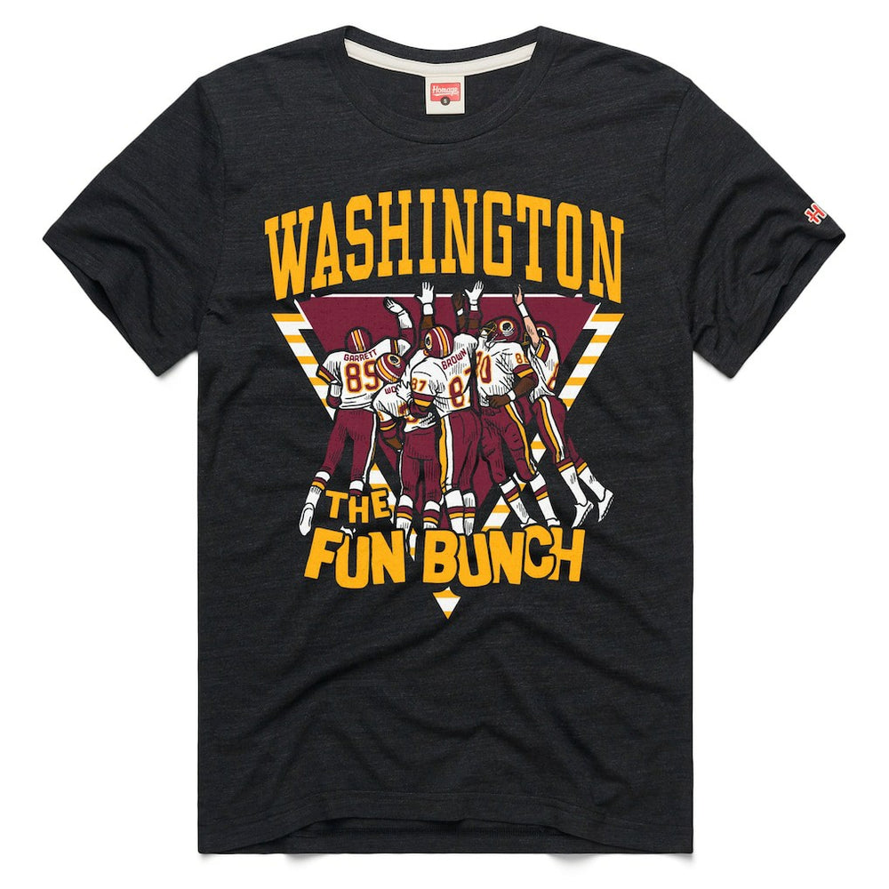 Washington Commanders Homage The Fun Bunch Tri-Blend T-Shirt Charcoal | NFL