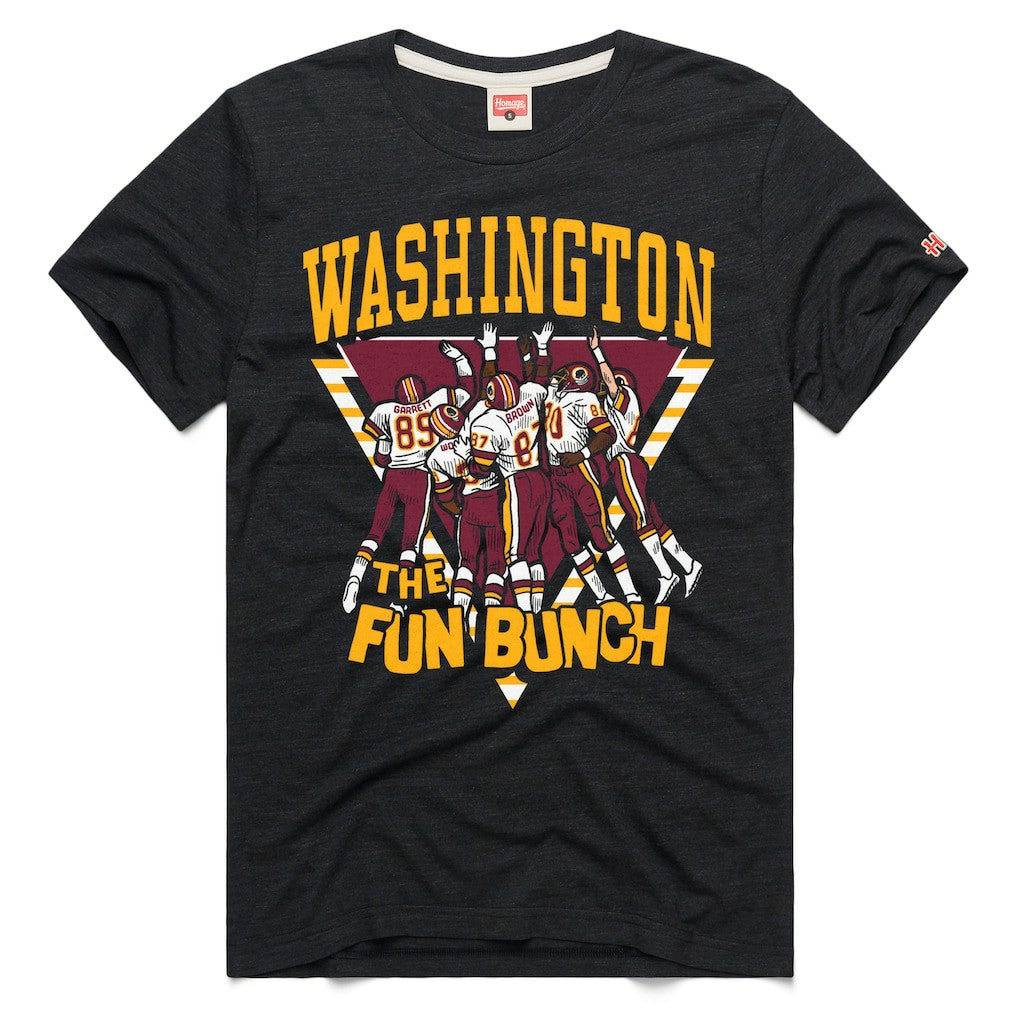 Washington Commanders Homage The Fun Bunch Tri-Blend T-Shirt Charcoal | NFL