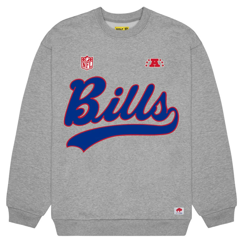 Buffalo Bills Golf Wang Unisex Sweatshirt Heather Gray | NFL