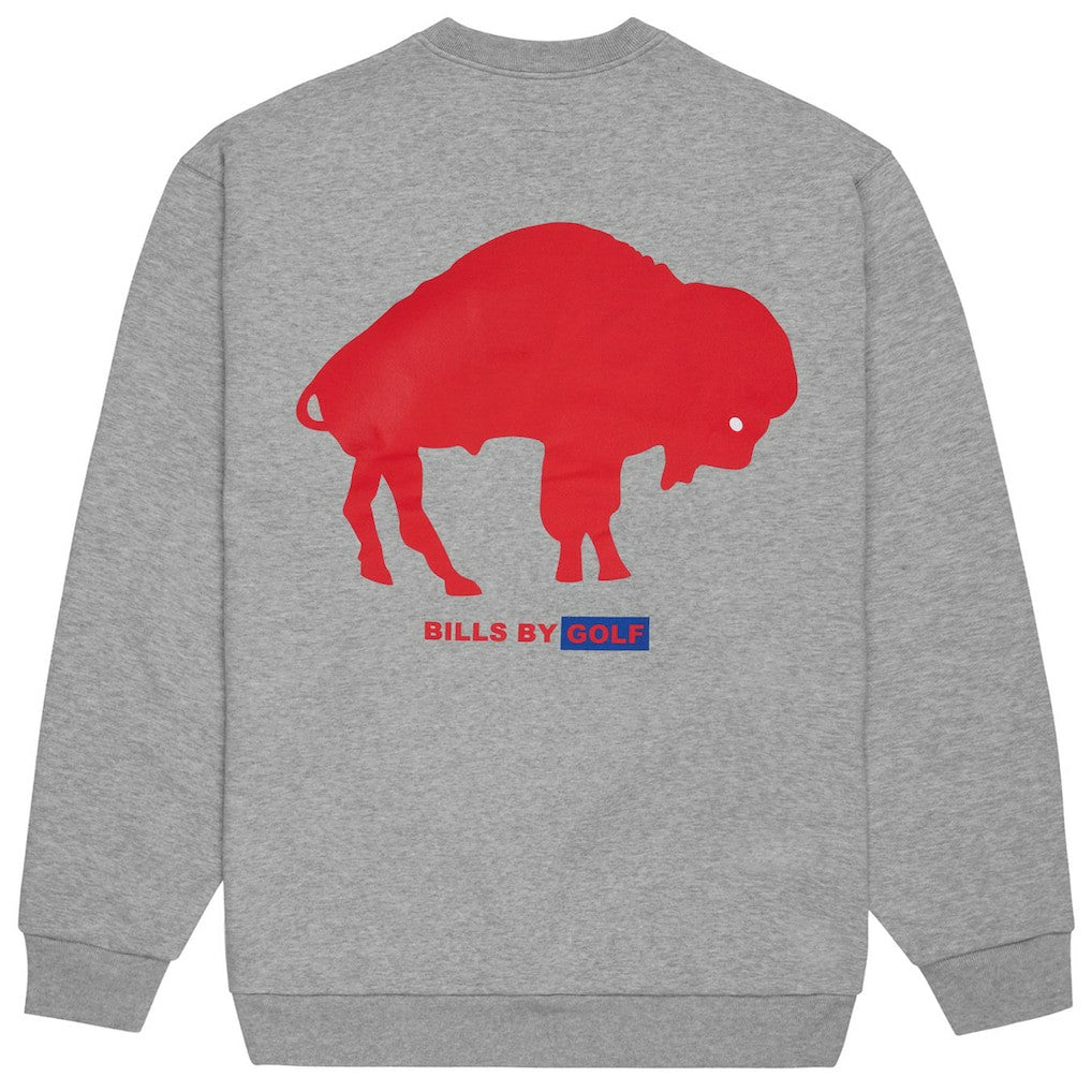 Buffalo Bills Golf Wang Unisex Sweatshirt Heather Gray | NFL