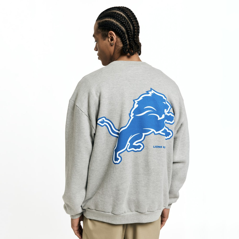 Detroit Lions Golf Wang Unisex Sweatshirt Heather Gray | NFL