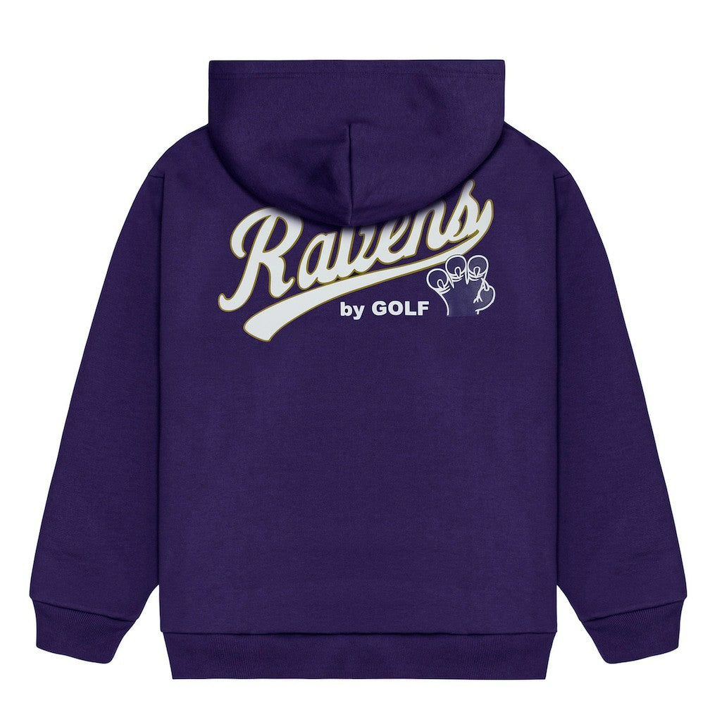 Baltimore Ravens Golf Wang Unisex Cutout Hoodie Purple | NFL