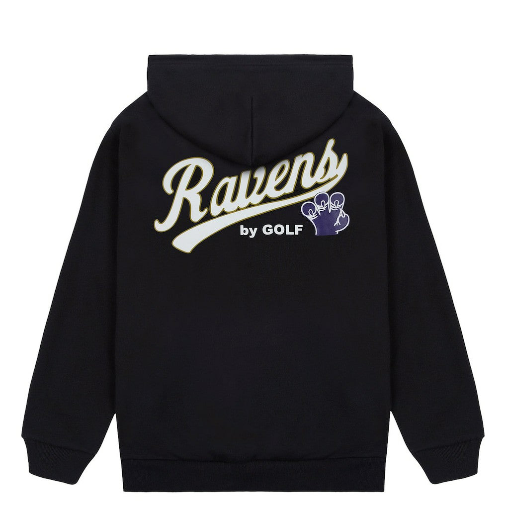 Baltimore Ravens Golf Wang Unisex Cutout Hoodie Black | NFL