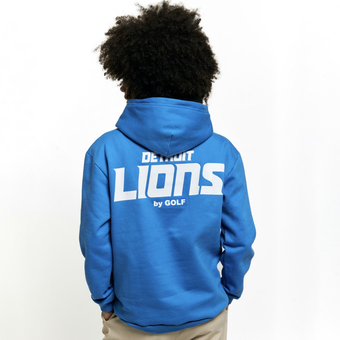 Detroit Lions Golf Wang Unisex Cutout Hoodie Blue | NFL