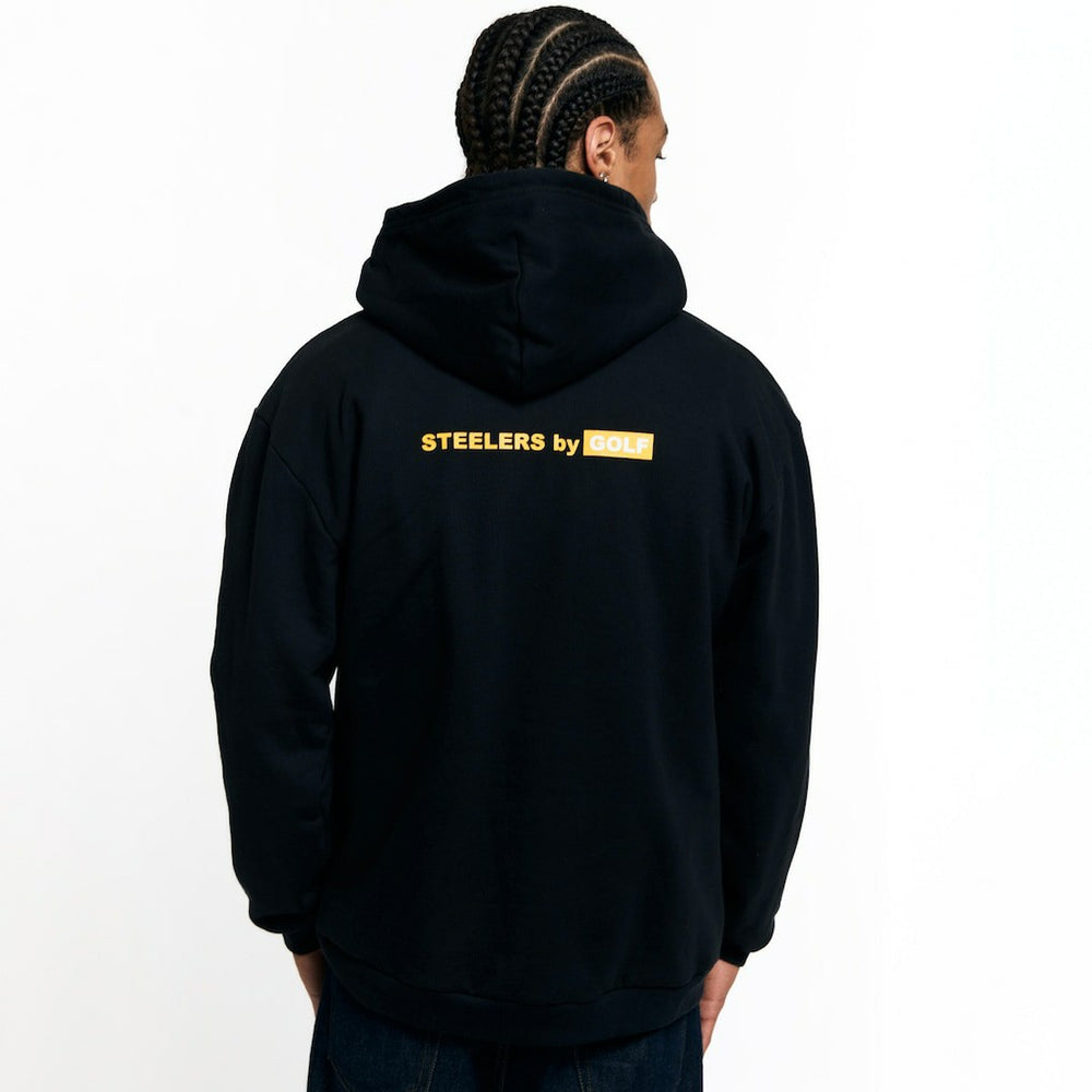Pittsburgh Steelers Golf Wang Unisex Cutout Hoodie Black | NFL