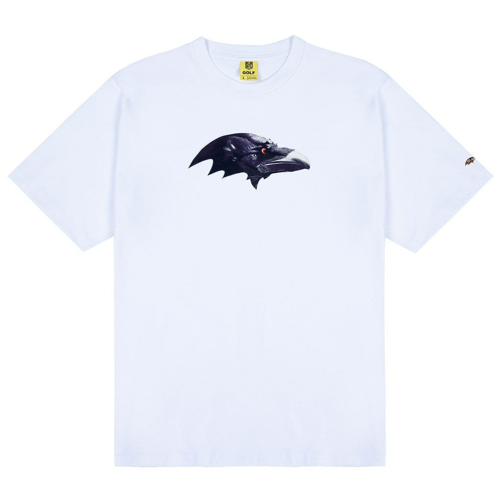Baltimore Ravens Golf Wang Unisex Cutout T-Shirt White | NFL