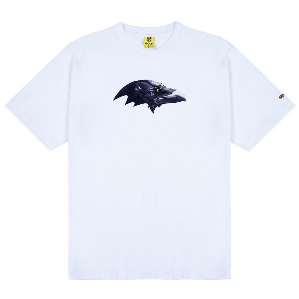 Baltimore Ravens Golf Wang Unisex Cutout T-Shirt White | NFL