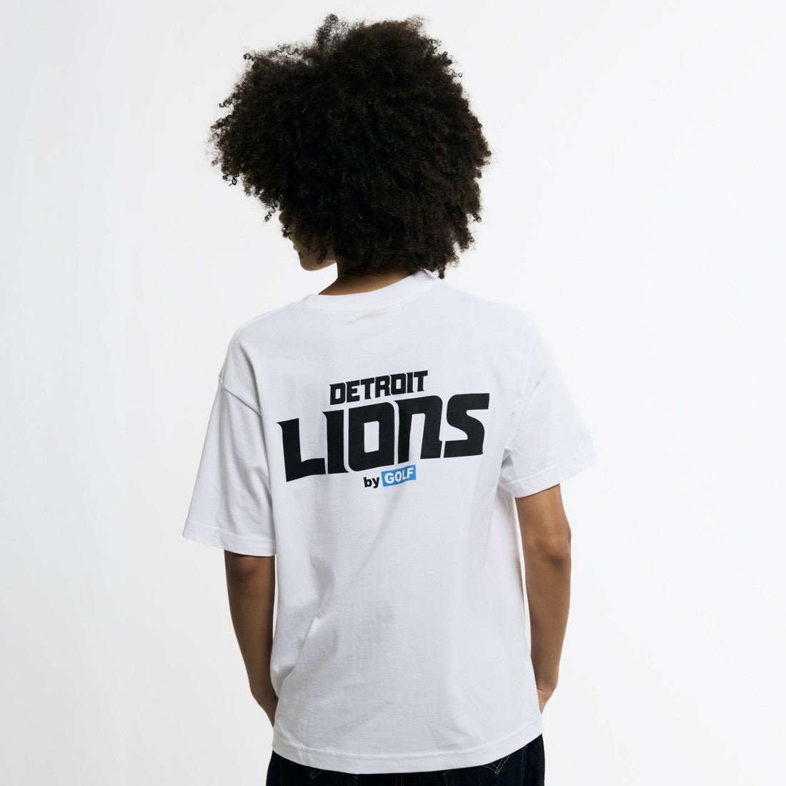 Detroit Lions Golf Wang Unisex Cutout T-Shirt White | NFL