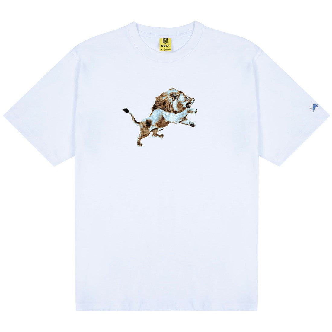 Detroit Lions Golf Wang Unisex Cutout T-Shirt White | NFL