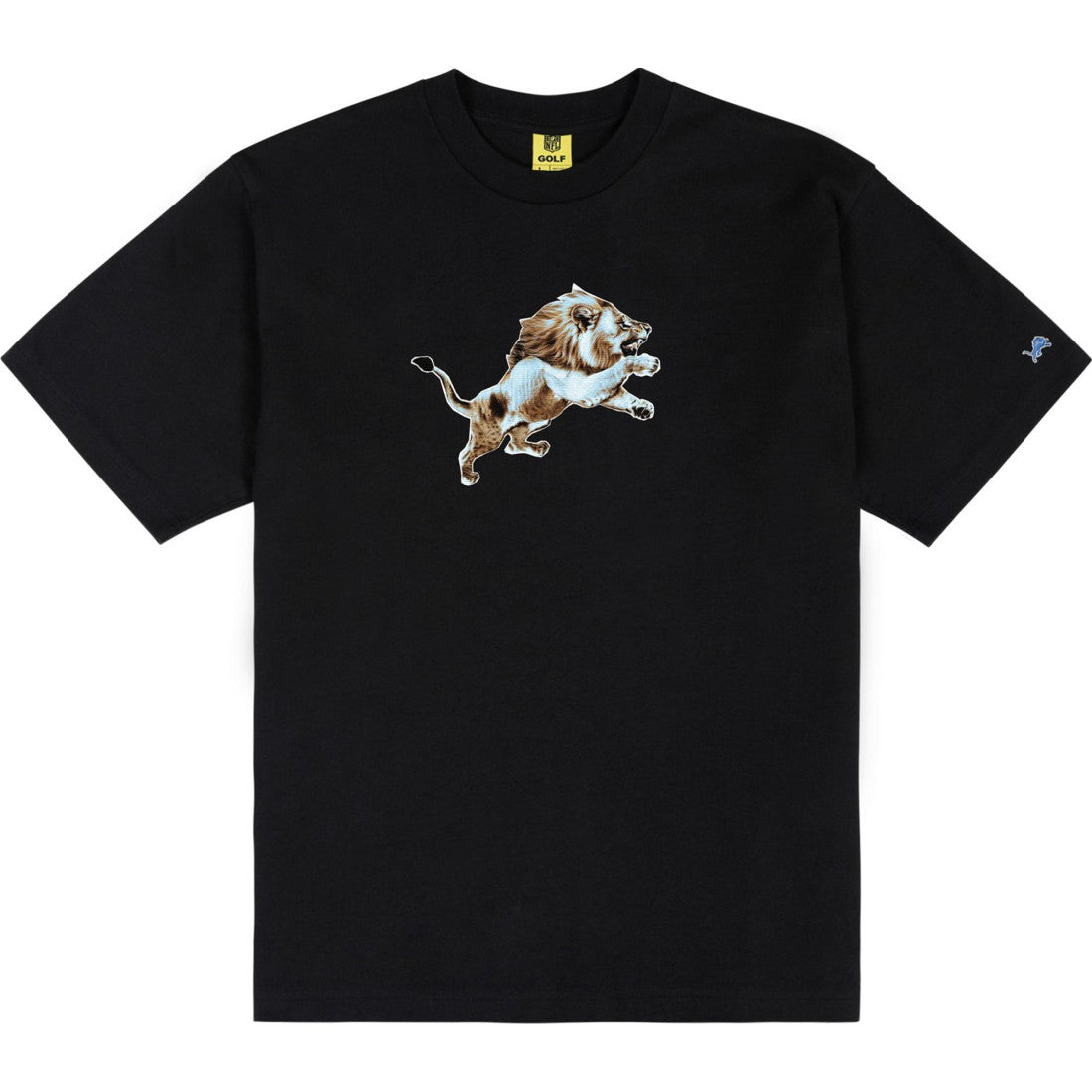 Detroit Lions Golf Wang Unisex Cutout T-Shirt Black | NFL
