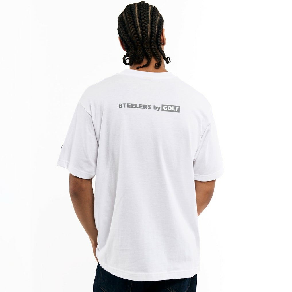 Pittsburgh Steelers Golf Wang Unisex Cutout T-Shirt White | NFL