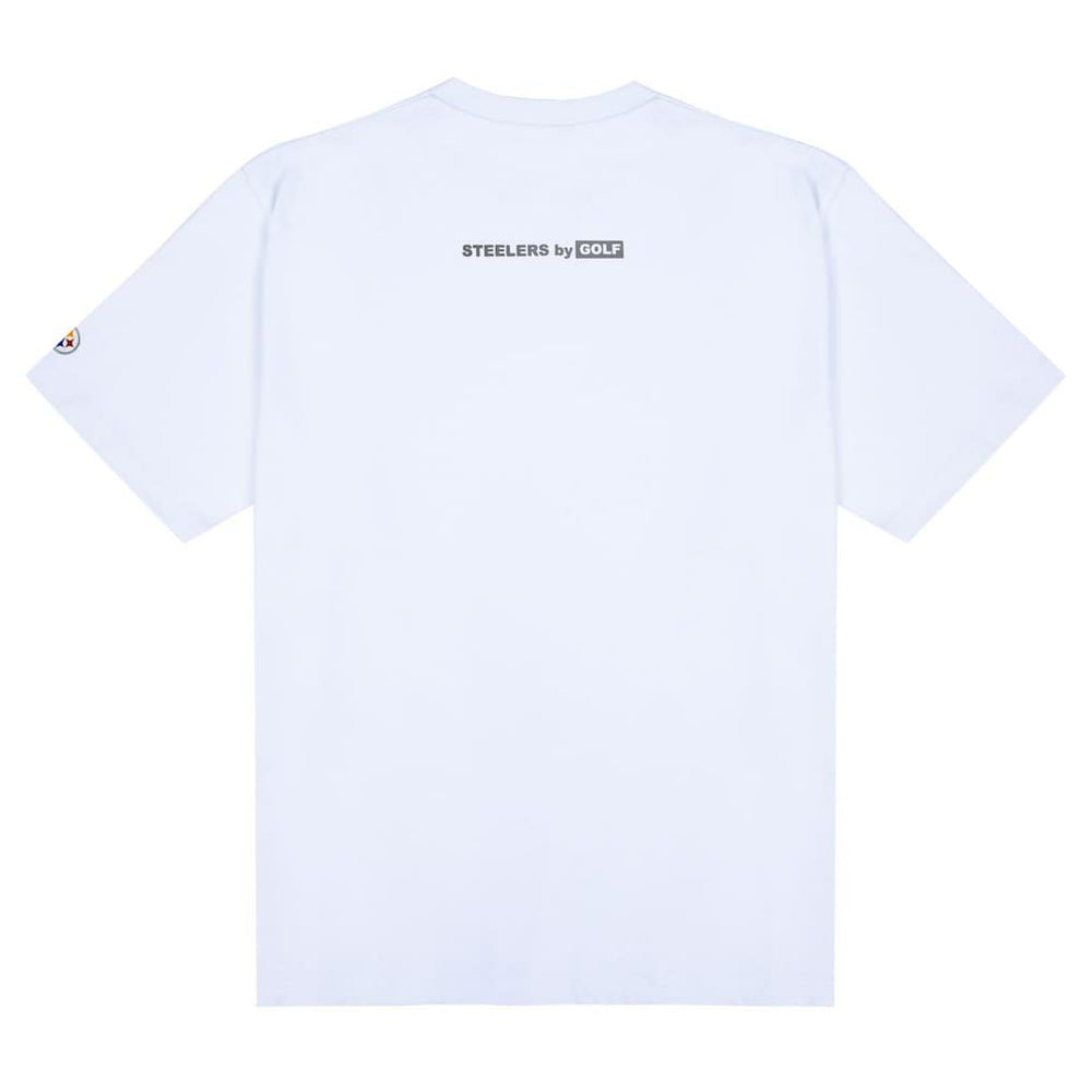 Pittsburgh Steelers Golf Wang Unisex Cutout T-Shirt White | NFL