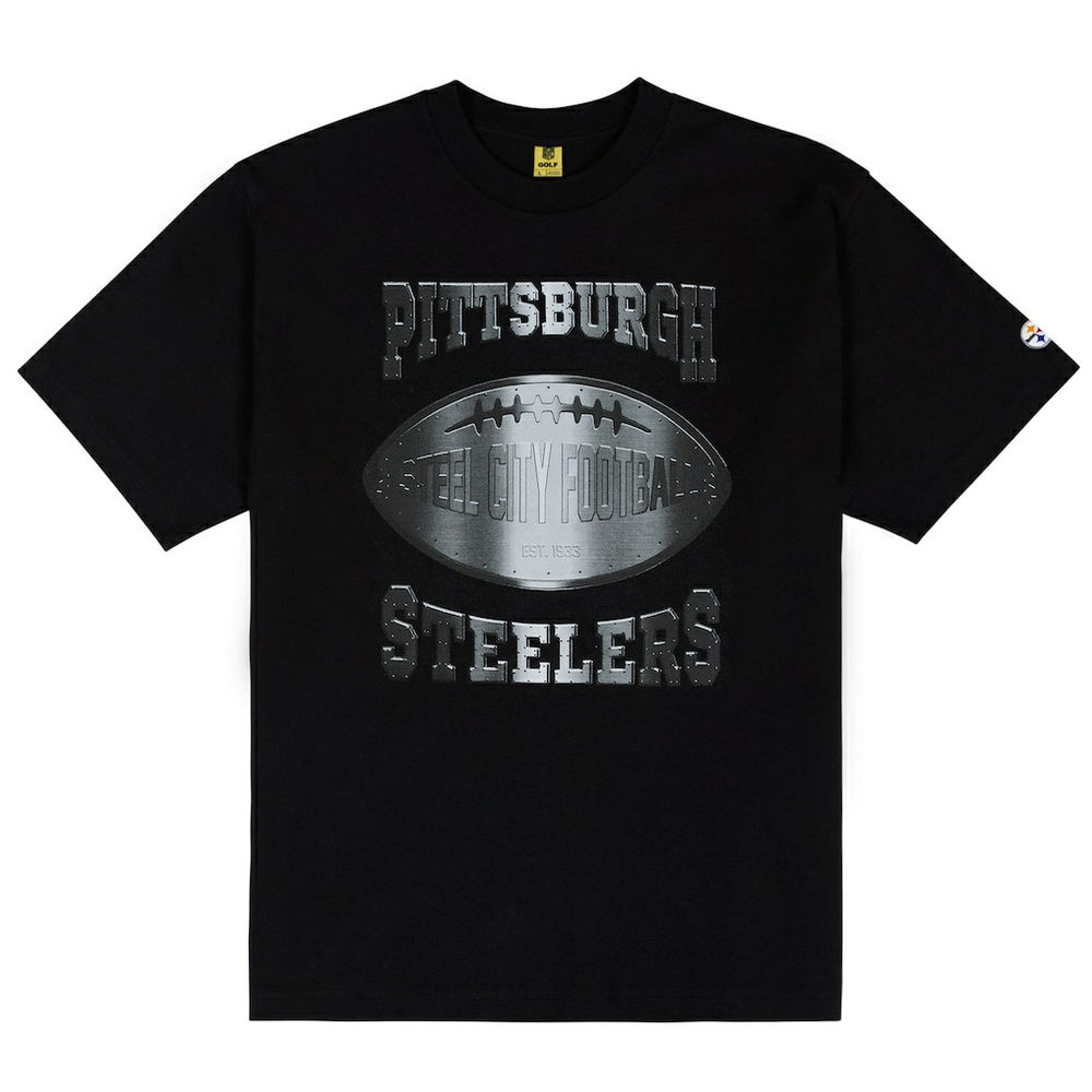 Pittsburgh Steelers Golf Wang Unisex Cutout T-Shirt Black | NFL