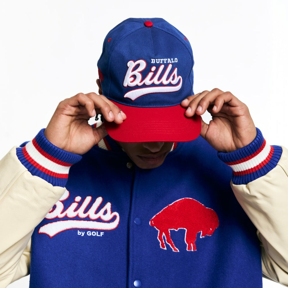Buffalo Bills Golf Wang Unisex Snapback Hat Royal/Red | NFL