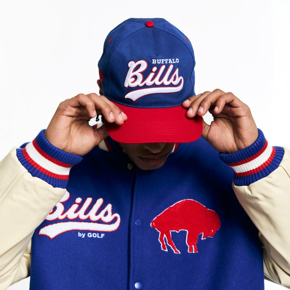 Buffalo Bills Golf Wang Unisex Snapback Hat Royal/Red | NFL