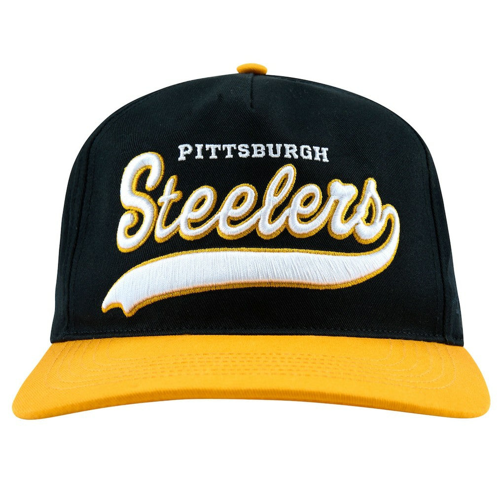 Pittsburgh Steelers Golf Wang Unisex Snapback Hat Black/Gold | NFL