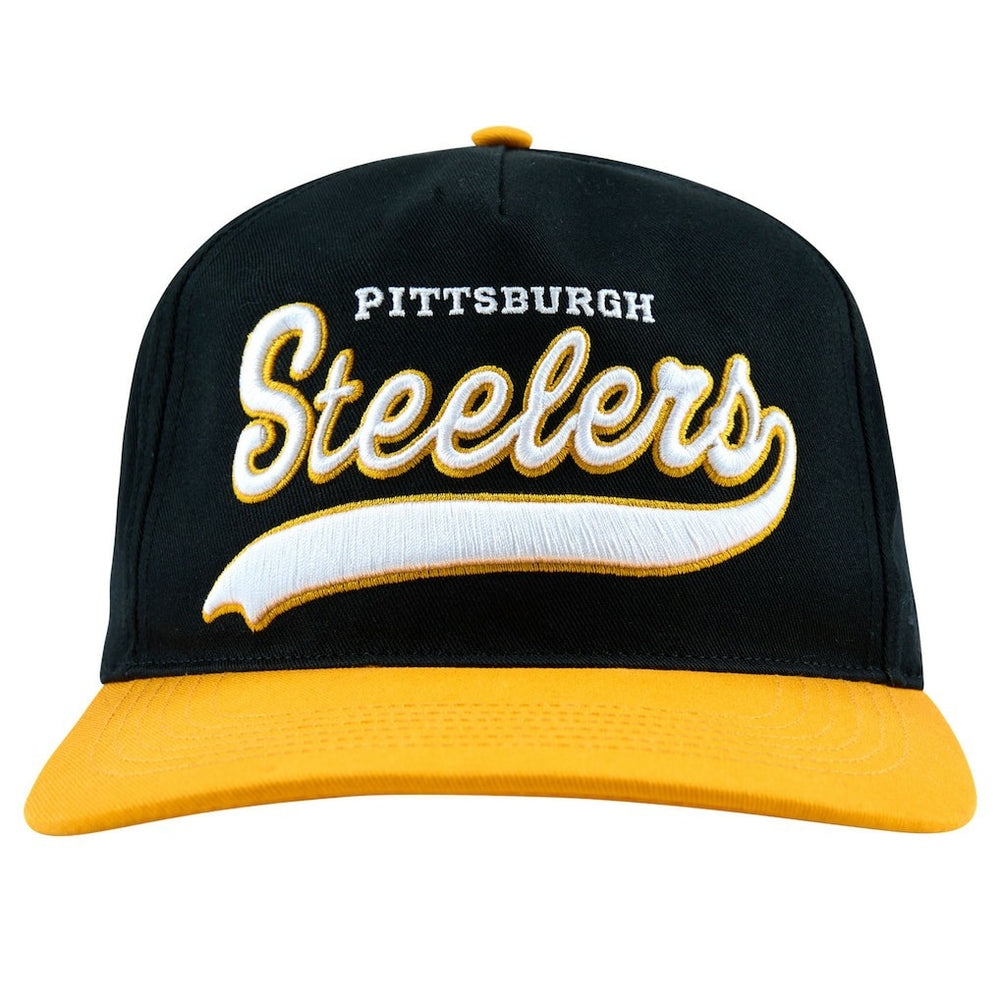 Pittsburgh Steelers Golf Wang Unisex Snapback Hat Black/Gold | NFL