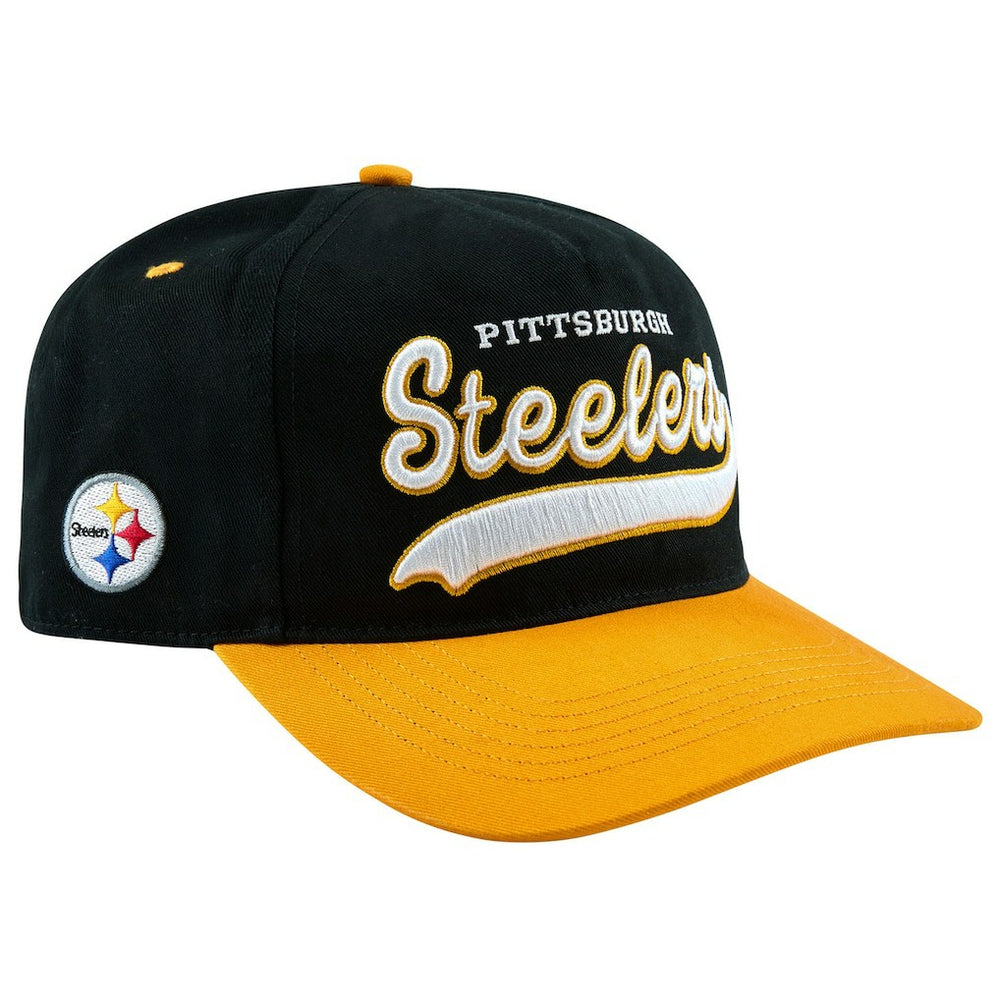 Pittsburgh Steelers Golf Wang Unisex Snapback Hat Black/Gold | NFL