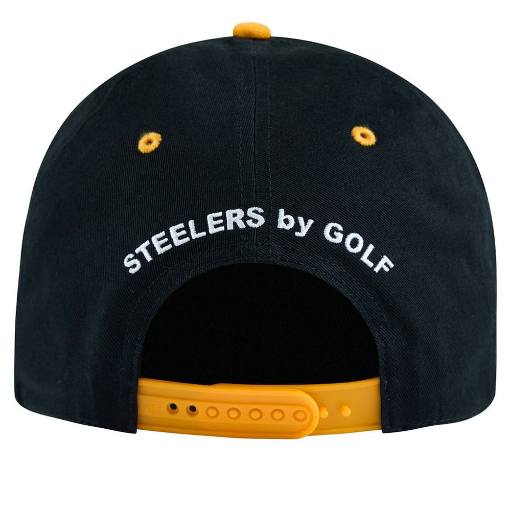 Pittsburgh Steelers Golf Wang Unisex Snapback Hat Black/Gold | NFL