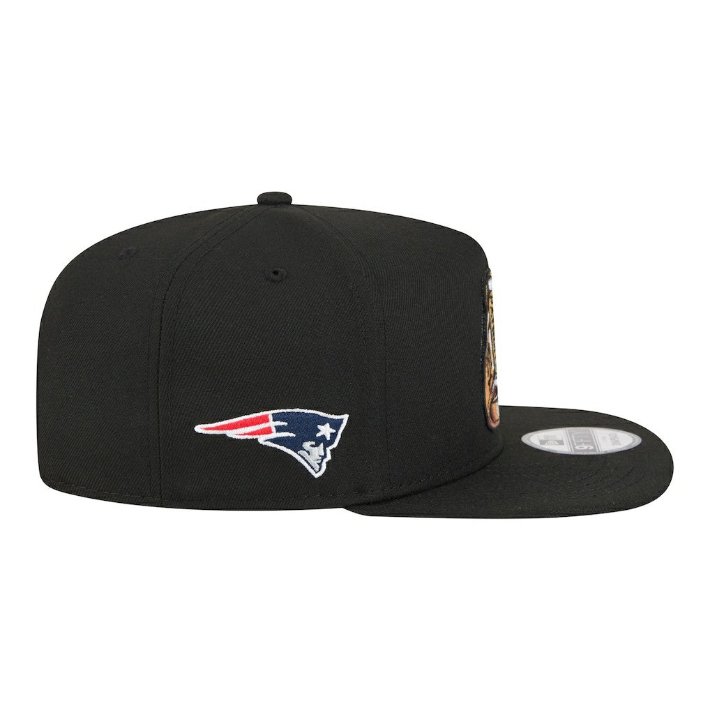 New England Patriots New Era Super Bowl Ring 9FIFTY A-Frame Adjustable Hat Black | NFL