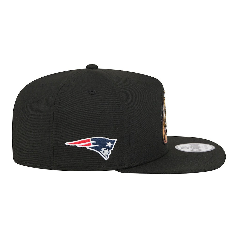 New England Patriots New Era Super Bowl Ring 9FIFTY A-Frame Adjustable Hat Black | NFL