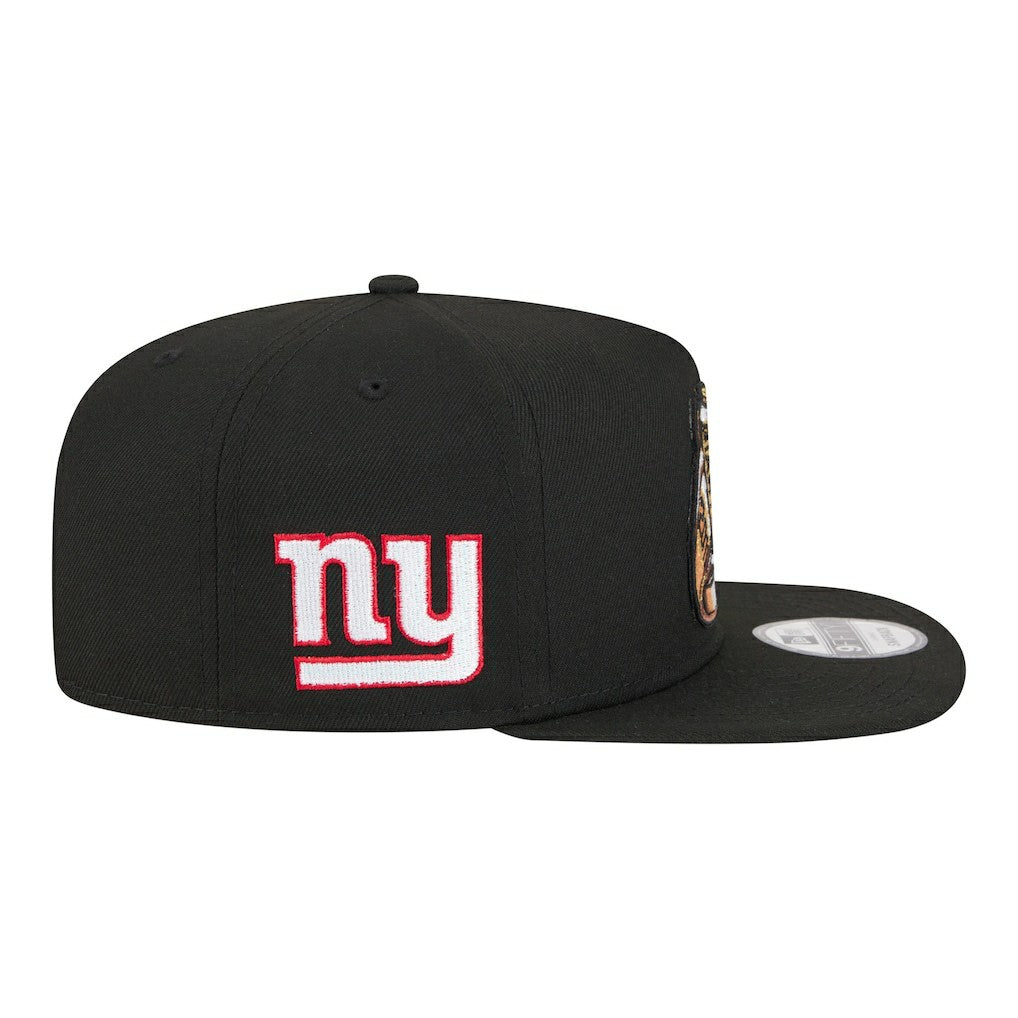 New York Giants New Era Super Bowl Ring 9FIFTY A-Frame Adjustable Hat Black | NFL