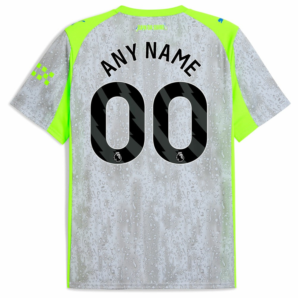 Manchester City 2025/26 Third Replica Custom Jersey Green/Neon Green | Puma
