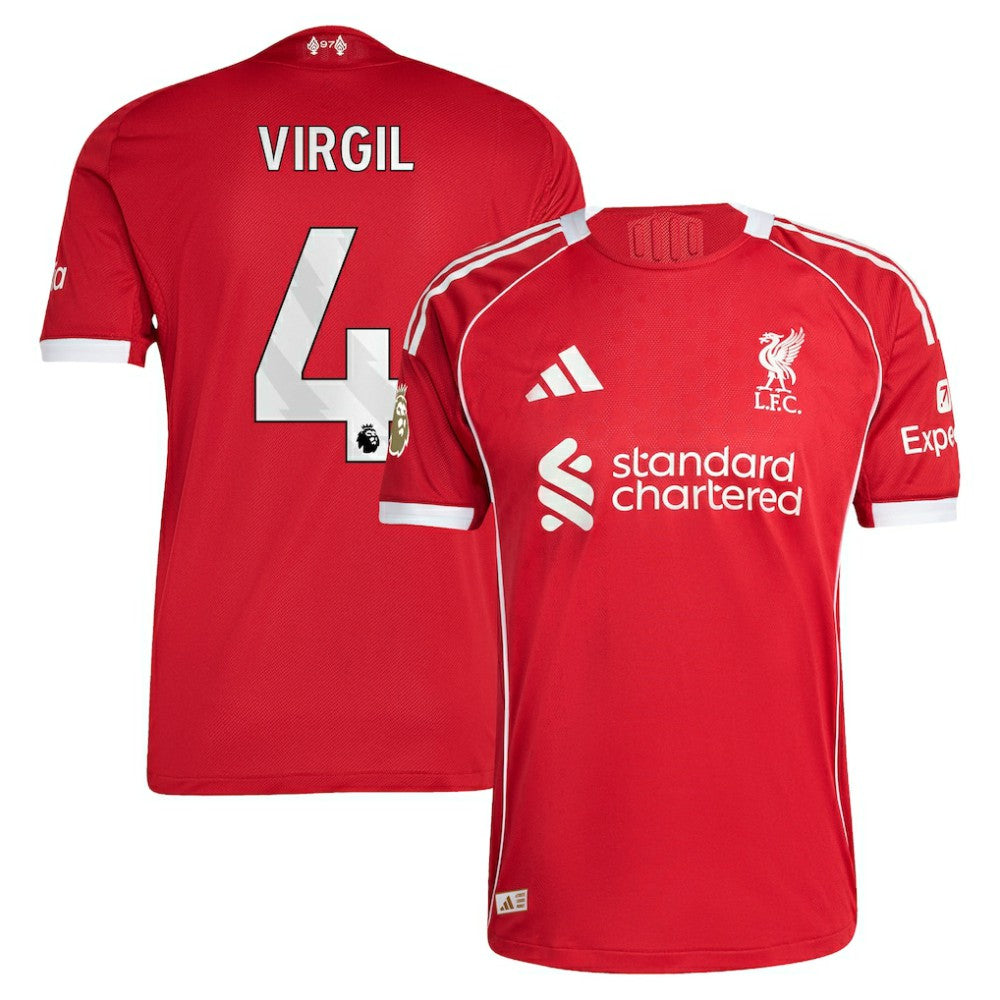 Virgil van Dijk Liverpool 2025/26 Home Jersey Red | Adidas Online