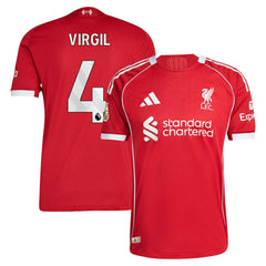Virgil van Dijk Liverpool 2025/26 Home Jersey Red | Adidas Online