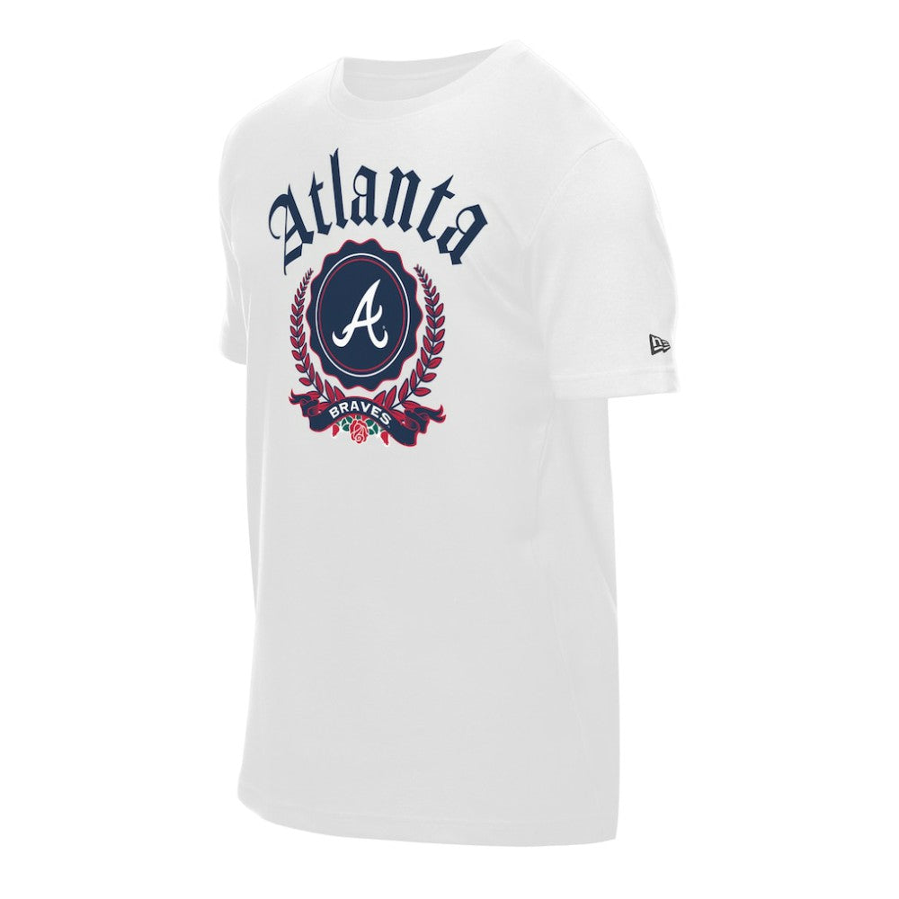 Atlanta Braves New Era Fleur Domestic T-Shirt - MLB