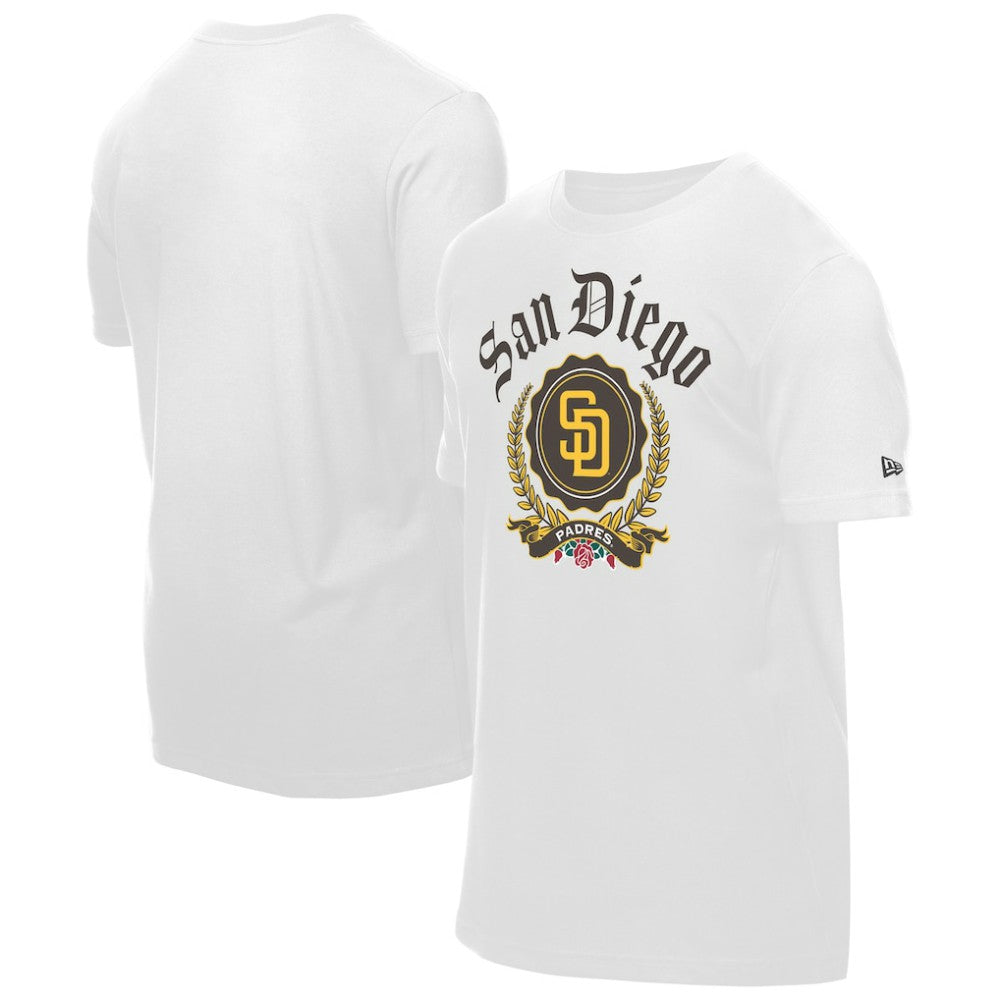 San Diego Padres New Era Fleur Domestic T-Shirt - MLB